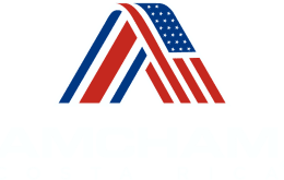 AmCham Costa Rica | Cámara Costarricense Norteamericana de Comercio Logo oficial de AmCham Costa Rica, organización que promueve el comercio, la inversión y las relaciones empresariales entre Costa Rica y Estados Unidos.